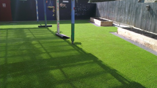 Artificial grass for nursery school