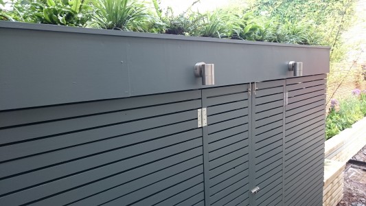 Bespoke bike store with green roof