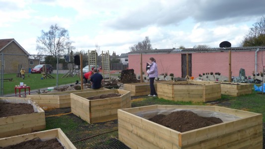 Educational Landscaping Raised Beds