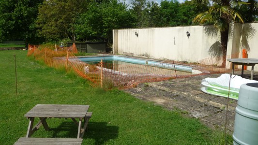 Pool Paving - Before